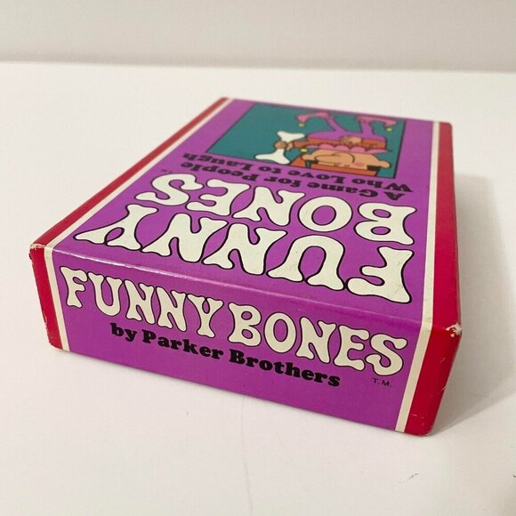 Vintage 1968 Funny Bones Card Game Parker Brothers Missing Instructions - Picture 4 of 16